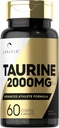 Carlyle Taurine 2000mg → 60 Caplets → 氨酸补充 → 双强 → 蔬菜,非GMO和Gluten Free