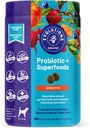 NaturVet Evolutions Probiotic & Superfoods 90ct 软食狗 - Prebiotic & Probiotic Blend, 消化酶, Bone Broth, Omega's - Nourishes Naturishes Natural Gut 细菌和肠道微生物