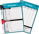 GoSports 干 Erase Rollzee 和 Farkle 计分板 - 巨型大小,带有2个笔