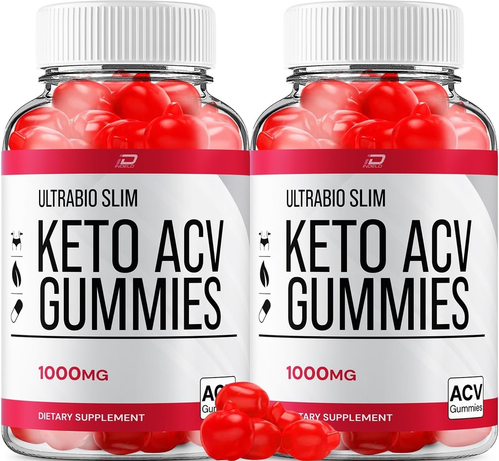 Ultra Bio Slim Keto Plus ACV Gummys 饮食补充 - UltraBio Slim Keto Apple Vider Vinegar Gummys 审阅,最高强度 BioSlim Gummys 用于高级体重管理(2包 - 120古米)