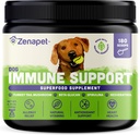 ZENAPET 狗免疫支持 Premium Powder Topper, Turkey Tail, Spirulina & Beta-Glucan, 支持健康免疫系统和文摘, Human-Grade, 美国制作