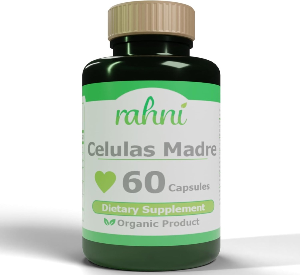 Celulas Madre、Stem细胞增强器、非GMO、抗衰老、螺旋藻200毫克、补充细胞60个