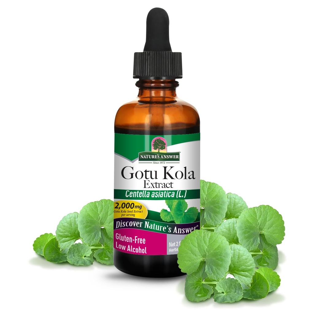 自然之答 Gotu-Kola 草药 2 OZ