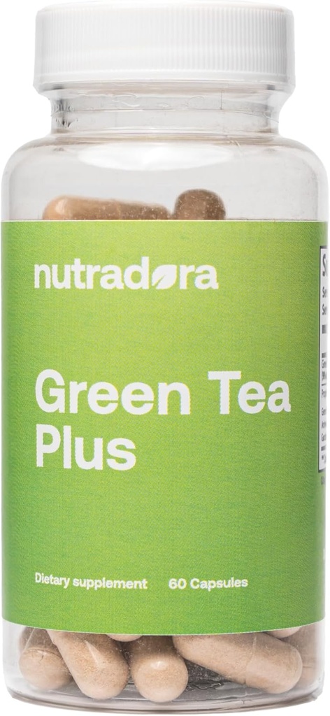 Green Tea Capsules 配有 EGCG 和 Green Coffee Bean Excert - 有机草药补充剂,并配有对男女的文摘支持, Vegan, 60 Pills
