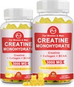 Creatine Gummy,每服3克Creatine 单水合物,无糖Creatine 单水合物Gummy用于肌肉生长和强力,配有0.5克Collagen,0.2g BCAA,60枚Pineapple Flavor,2包