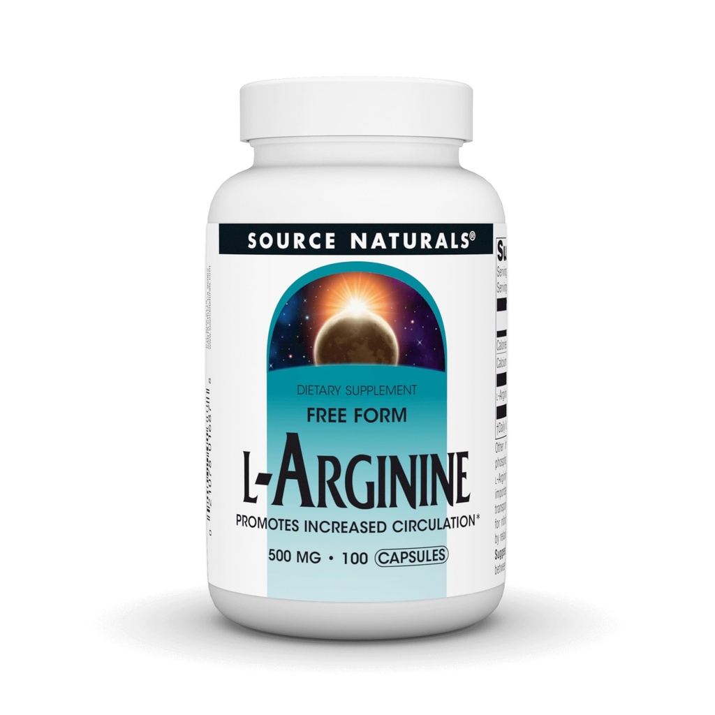 资料来源:天然自由形式L-Arginine,促进扩大流通*-500mg-100卡普勒