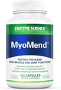Enzyme Science Myomend – 联合支助补编 – 与Bromelain, Rutin, Nattokinase 和 Serrapeptase – Enzyme 健康补编 维冈和科舍尔 – 120 Capsules 共同设计.