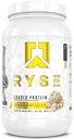 RYSE 装入蛋白粉 - 香草花生酱 - 25g Whey 蛋白质隔离并集中使用先生纤维和MCTs - 低卡布,低糖,消化友好 - 27 services / 2 lb Tub