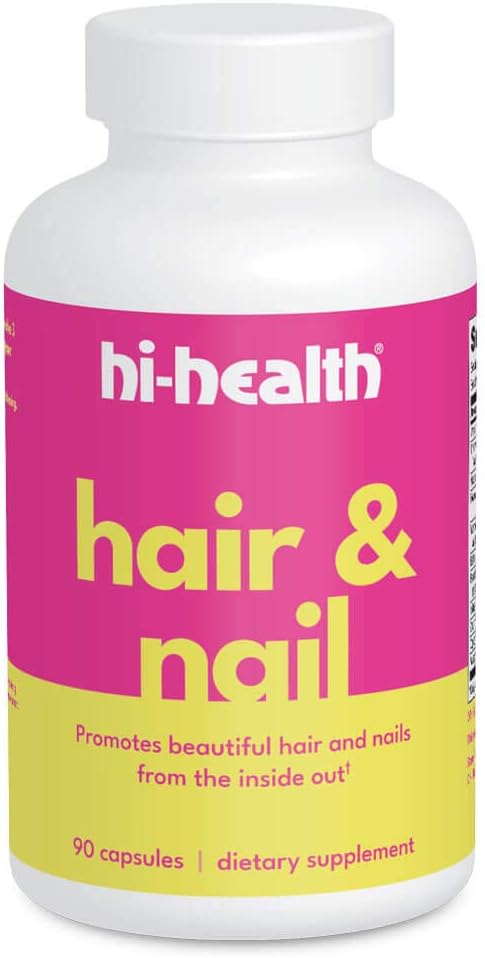 Hi-Health Hair & Nail公式(90个胶囊)
