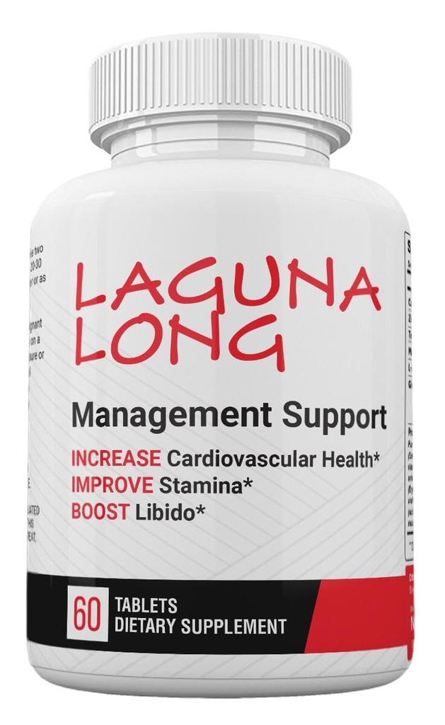 Zonata Laguna的《男子长期饮食补充》,《Laguna自然增强性能》,《Laguna长期耐力》,《能源水平,维持能源和性能水平的自然公式》(60块)