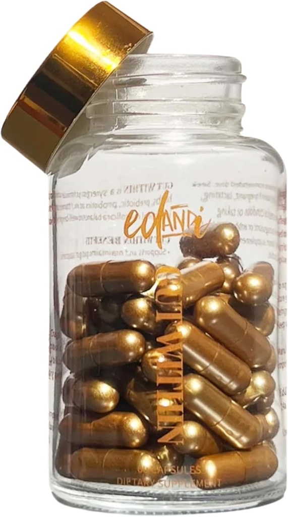 Ed&i Gut Into Prebiotic & Probiotic Supplement -- -- 妇女消化剂、妇女消化剂、消化剂支助、妇女消化剂保健、60卡普尔、30天供应