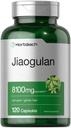 Horbäach Jiaugulan Capsules | 8100 mg | 120 伯爵 | Gynostemma Pentaphyllum Herbal 提取 | Stamina and Endurance Supplement | Non-GMO, Gluten Free