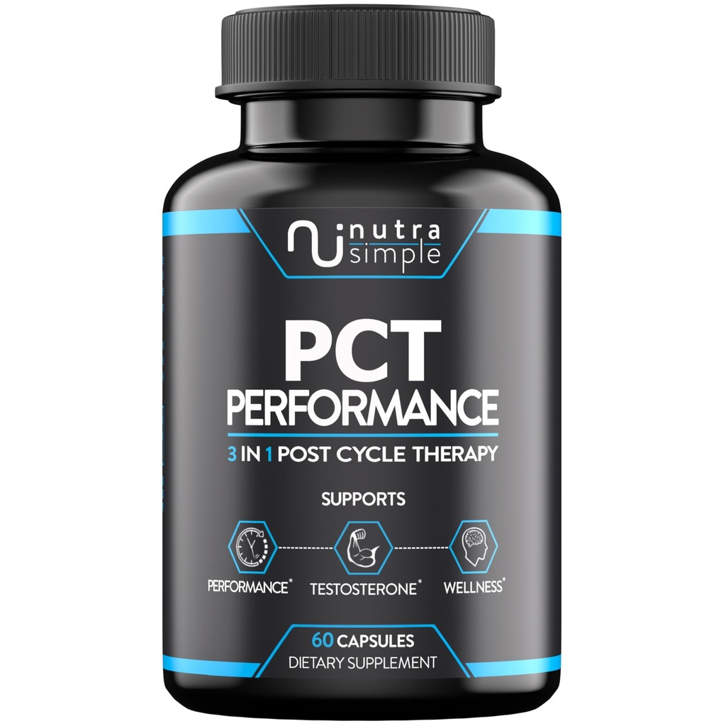 PCT 男子增益,3-in-1 循环后支持和天然助推器,配有雌激素阻塞器,利弗支持公式,美国制造,配有Fenugreek,Chrysin,Tongkat Ali,Milk Tattle - 60 Capsules