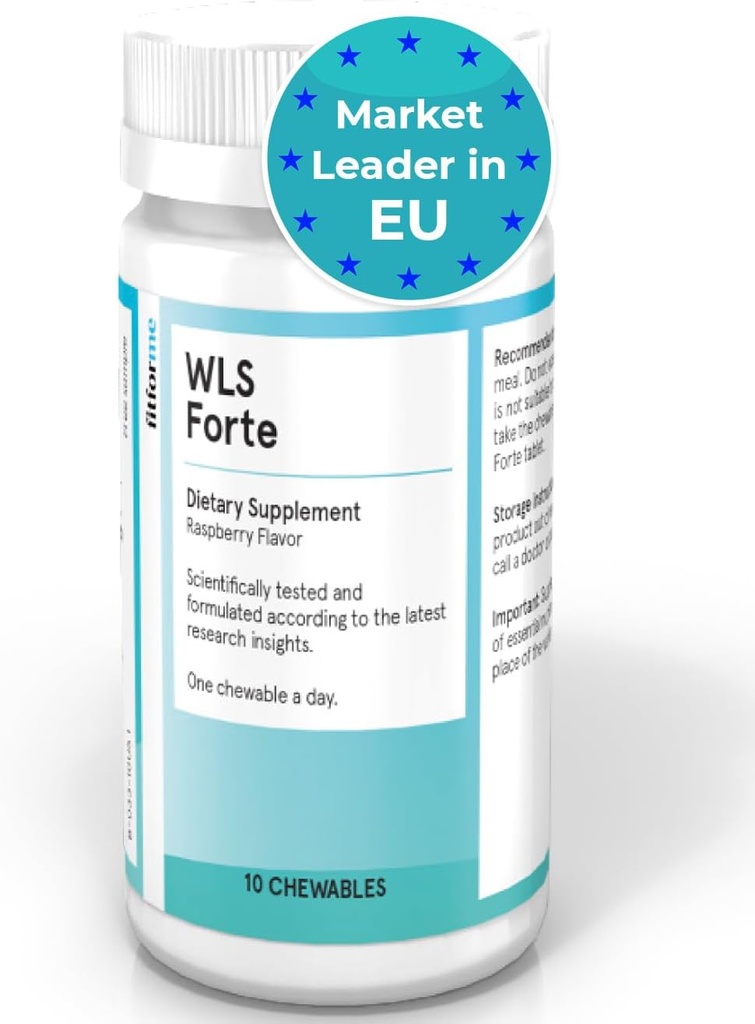 FitForMe Bariatric 多种维生素在胃旁穿行后——一天一次 WLS Forte Chewable Starter Pack——10天供应维生素和矿物,科学证明——最后一批