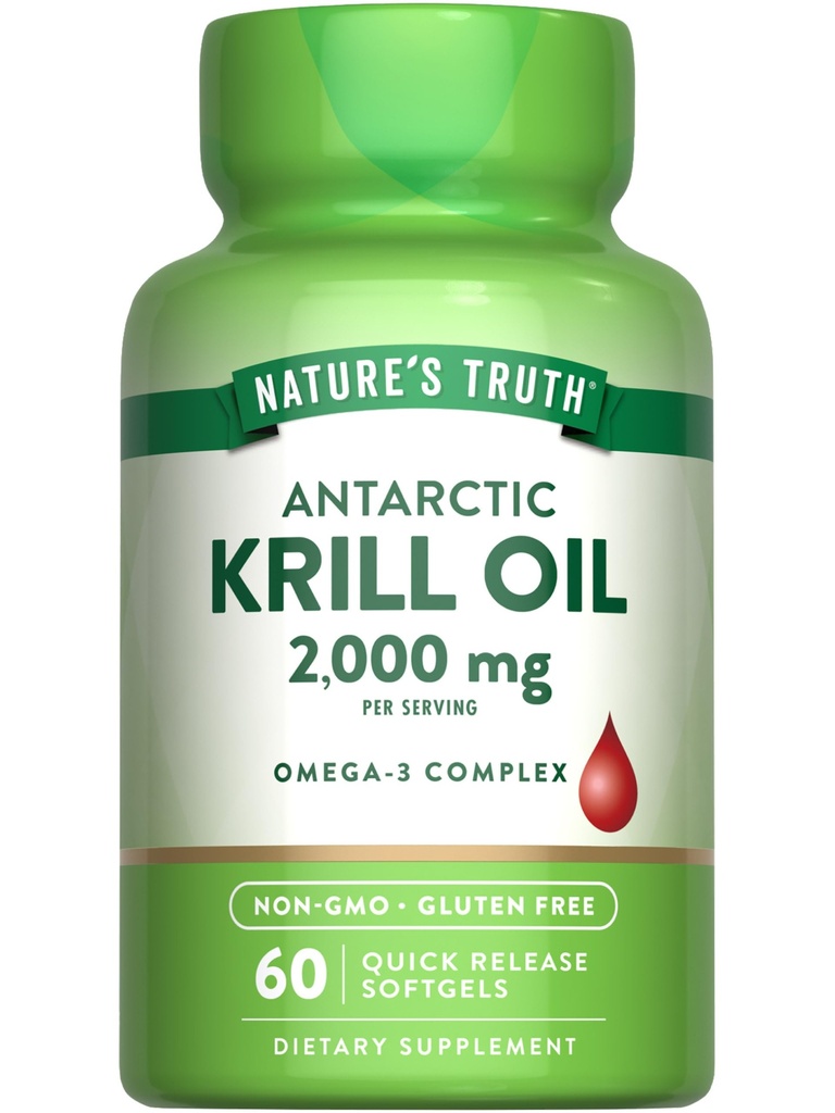 (原始内容存档于2018-09-21) (英语). Nature's Truth Antario Krill Oil 2000mg Softgels | 60 Count | Omega-3 with EPA & DHA | Non-GMO & Gluten Free Supplement