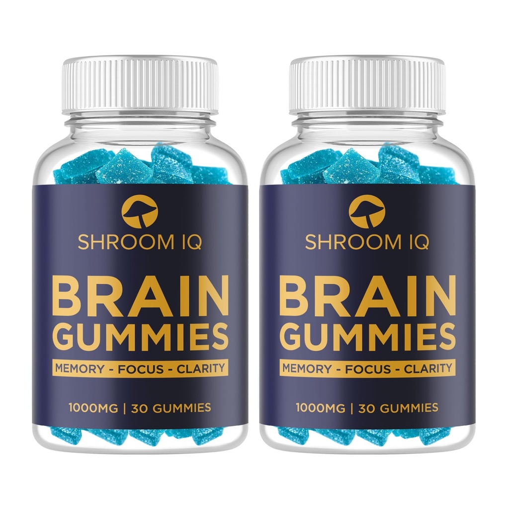 Brain Supplements for Memory and Focus - Nootropic Gummies for Mental Health and Brain Booster