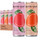 Gloss Leaf Collagen Iced Tea(零苏加,分类):与Collagen Peptides蛋白和维生素C, Beauty & Anti-Agree,12 Fl Oz,6 Pack一起酿制的黑茶