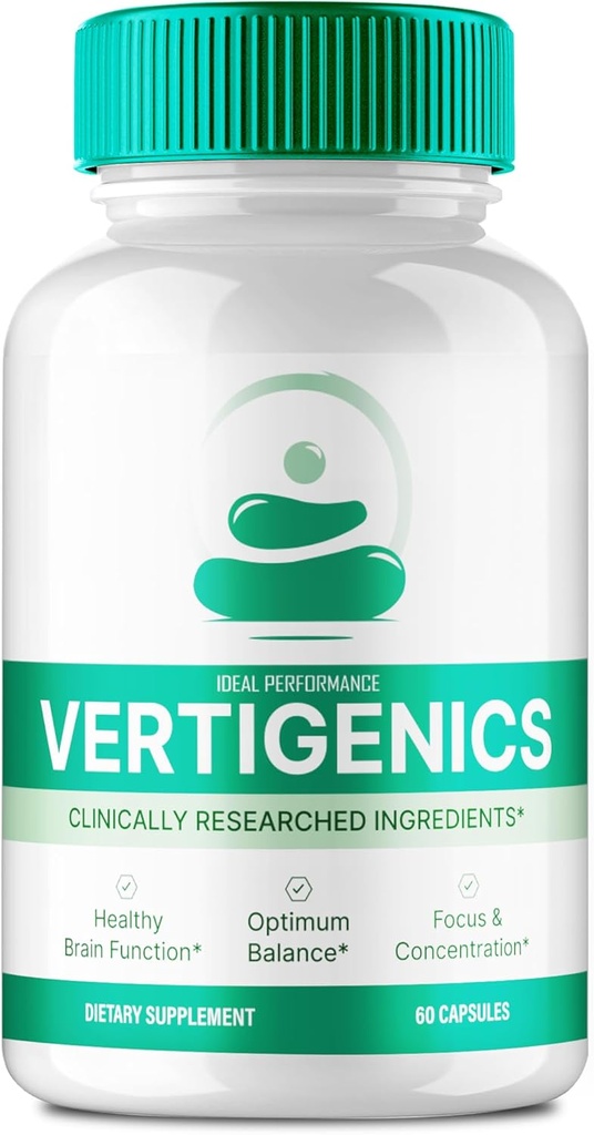 Vertigenics Brain Remembers and Focus Capsules, Vertigenics 高级公式脑健康支持 - 最大强度 Nootropics Verti Genics 所有自然支持审查(60 Capsules)