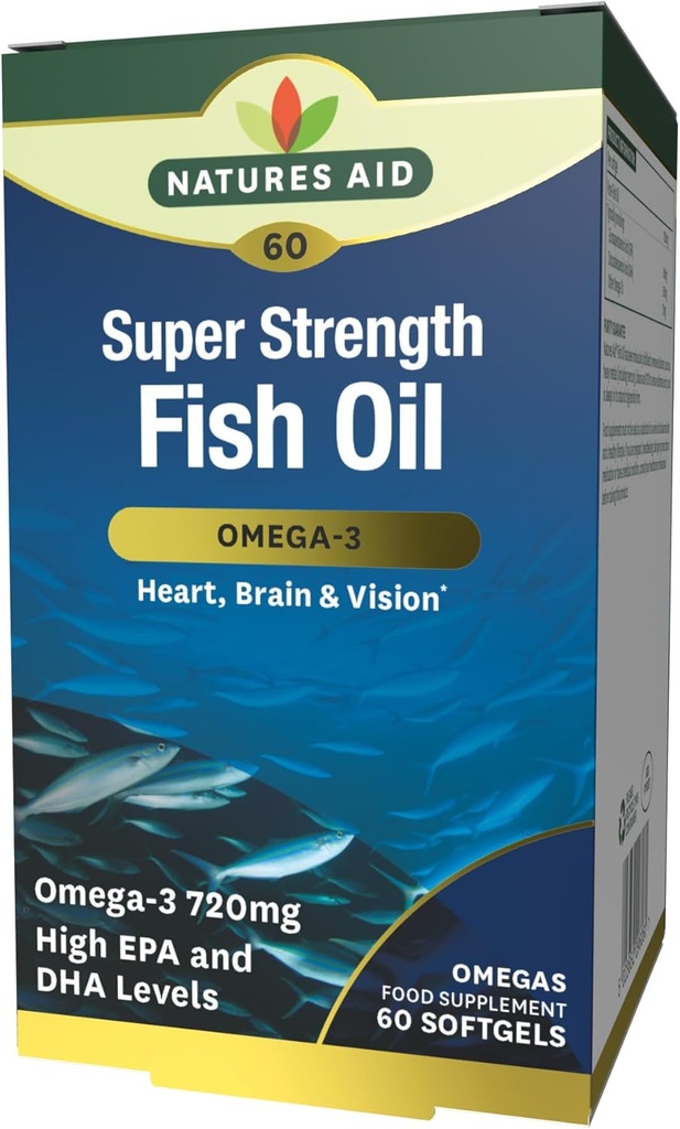 自然援助超级强项 Omega 3, 90软胶