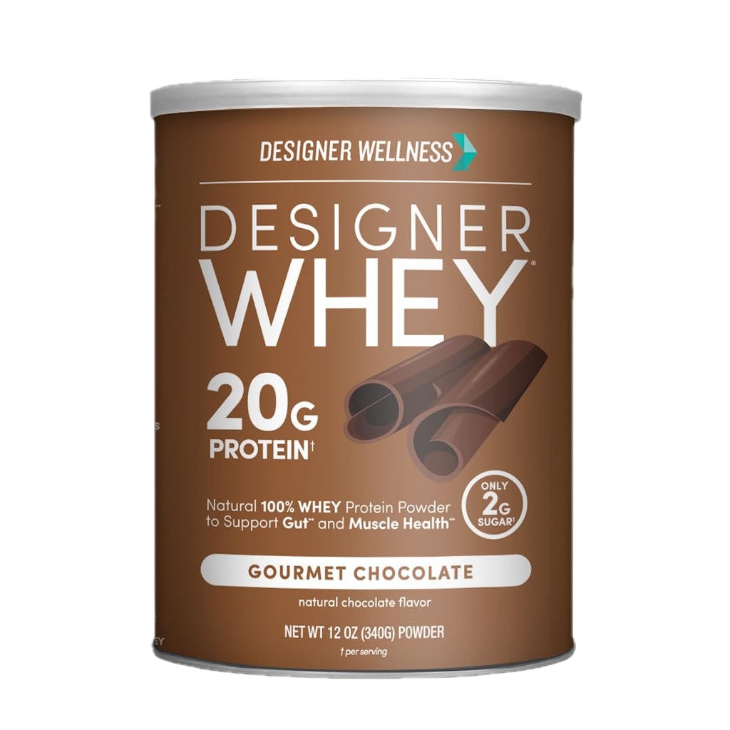 设计师Wellness,设计师Whey,天然Whey蛋白粉 配有Probiotics,Fiber,以及关键B维他命 能源,无胶,果冻巧克力,12oz