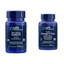 寿命延长 Super Ubiquinol CoQ10 配有增强型 Mitochondrial 支持 & Super Omega-3 Plus EPA/DHA 鱼油,芝麻 利干,橄榄 提取, Krill & Asta