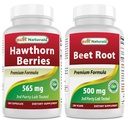 Hawthorn Berry 565毫克和Bet根粉 500毫克