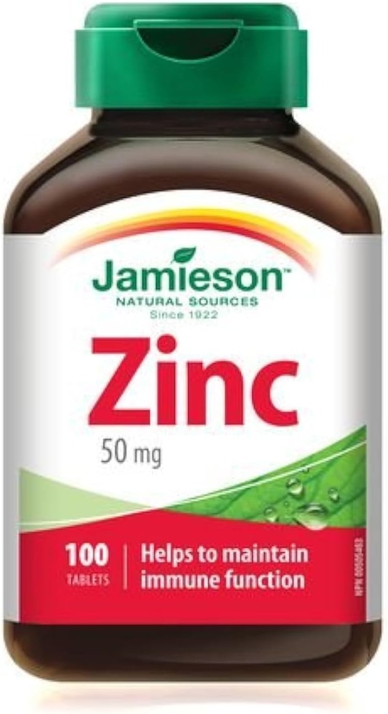 Jamieson Zinc 50毫克、100片