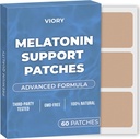Melatonin Sleep Patches for Adults Extra Starge QQ 与瓦莱里安的轻松对Apply Sleep Patchs 一起放松和醒来 刷新 QQ 男女长夜舒适 QQ 60 Patchs