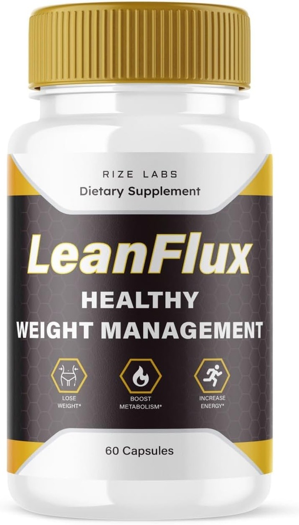 lianFlux - LeanFlux体重损失以增加BAT水平,LeanFlux Reviews Non-GMO Easy to Sillow 补充药片,Gain Brown Apipose Tissue BurnFat(60 Capsules)