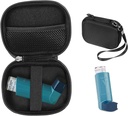 CaseSack Asthma Inhaler Holder案,《成人和子女手工业Inhaler案》,配药和其他必需品室(黑色)