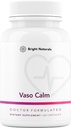 Vaso Calm - 健康血液平衡补充 - 特征发酵蒜, Celery and Grape种子提取, Hibiscus, and Vitamin K2 - 美国制造