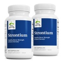 Terry Rital Strontium - Bone健康与强力支持补编 - 与Vegan Capsules的补编 - 与 Strontium Citrate for Superial Absociation - 60 Capsules (Pack of 2)的补编