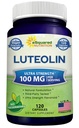 Luteolin 100mg - 120 Capsules - Luteolin 补充和粉末复合药剂 常用的 Quercetin - 支持大脑和记忆健康