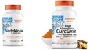 医生最佳Nattokinase、Non-GMO、Vegan、Gluten Free, 270 Veggie Caps & DRB-00107 具有C3复合物和生物牡蛎500mg的涡旋根高吸收性曲霉素