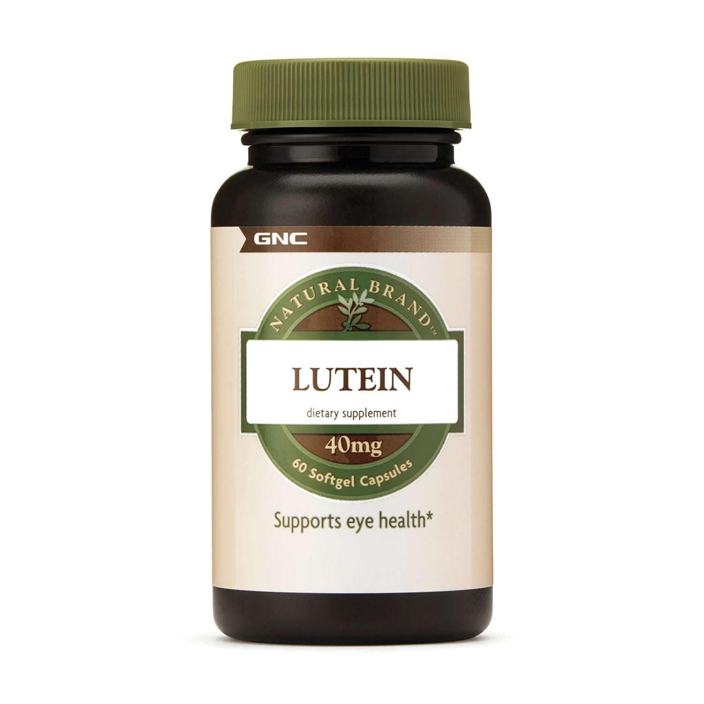 GNC Lutein 40毫克,支持眼科健康,60软胶