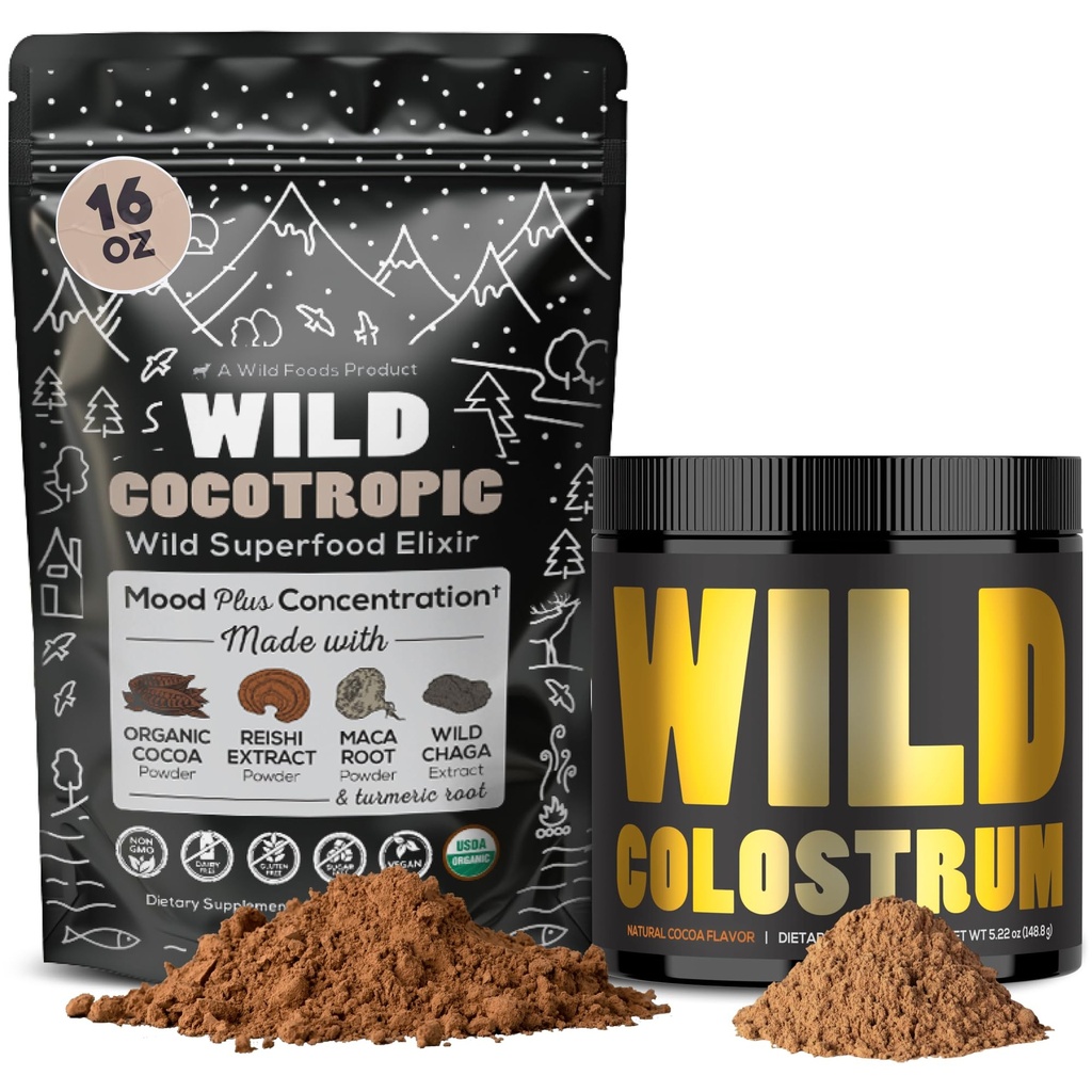 Cacao Mix (16oz) & Colostrum Powder (5.22oz) 古特卫生和能源包