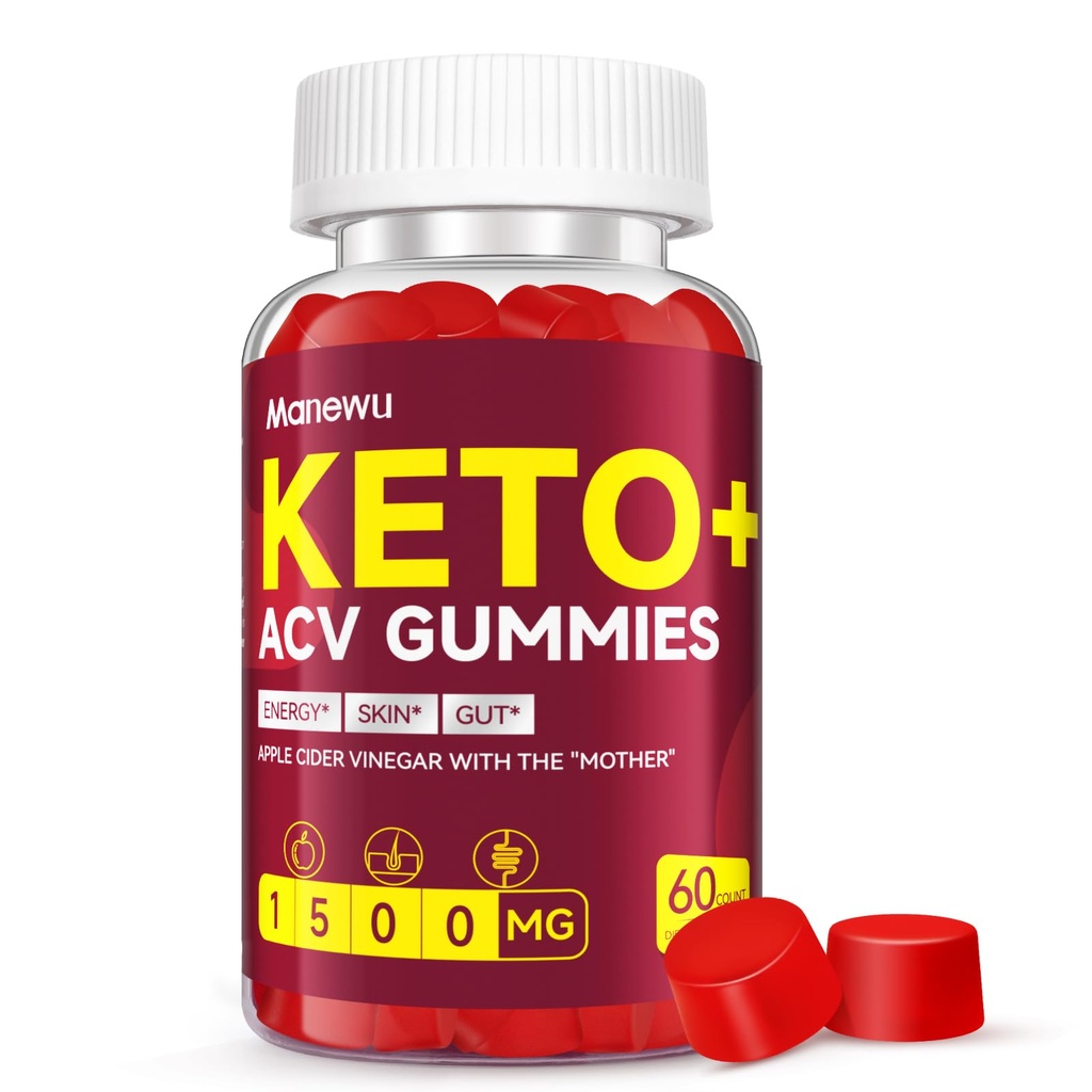 Keto ACV Gummys - 1500mg Keto Gummys 女性和男性的饮食补充 - 天然苹果苹果苹果苹果醋与母亲 - Gluten Free, Vegan, Non-GMO, Made in USA 访问商店