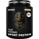 BIRDMAN 猎鹰性能 Vegan 蛋白粉,31g 蛋白质,5g Creatine,5g BCAA, Probiotics, 电解质, 前置工作, 低卡布, 无糖和乳制品, 植物基香草蛋白 19 服务
