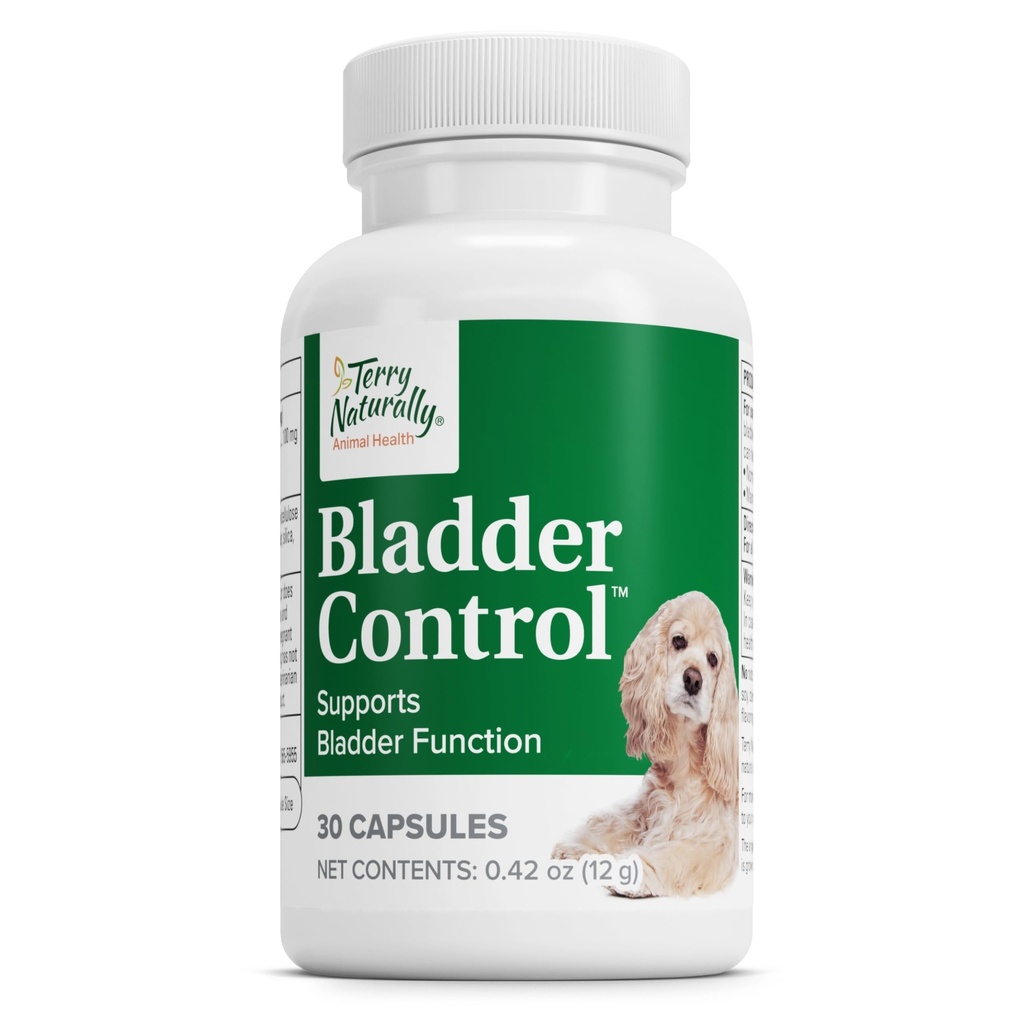 Terry Litherly Bladder Control - 为Bladder健康提供宠物用品 - 支持尿道切除术健康 - 狗健康补充 - 宠物支持狗 - 30 Capsules (30名服务员)