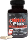Nitric Plus - 800mg L Arginine - 400mg L Citrulline - 超强氮氧化物药 → 30mg Niacin - 高性能工作 → Nitric Oxide 男女补充 → 60 计数
