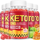 Keto ACV Gummys - 1500MG ACV Keto Gummys for Women Men - Apple Cider Vinegar with Mother, Probiotics, Vitamins B6 B12 for Gut Digestion - Vegan & Non-GMO, 5 Pack (英语).