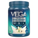 Vega蛋白质和绿皮蛋白质 奶粉 香草(11种) 25g 植物基蛋白质加蔬菜,Vegan,N-GMO, Pea Protein for Men, 1.2磅