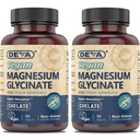 DEVA VAGAN 镁 甘油酸盐每服300mg 与 Trace Minerals, 高等吸收, Chelated Magnesium, 90 片(包2)