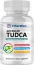 通用 TUDCA 补充- Liver 支持, 清空解毒和雷派尔, Ultra 强碱盐 TUDCA 1000mg 60 Capsules