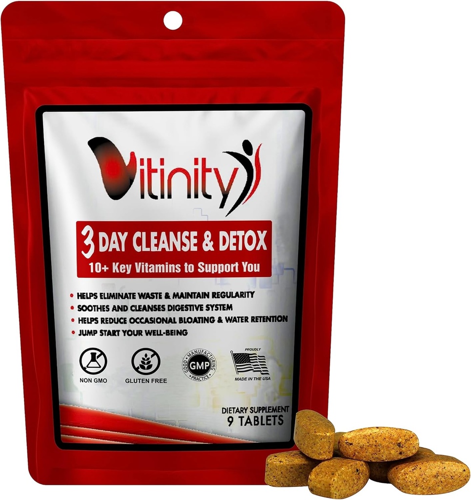 (原始内容存档于2018-03-03) (中文(简体) ). VITINITY 3 Day Detox - 天然全身解毒药丸 - Colon Clean Cleanse for Entertainive Health - 草药增量增量增量增量增量增量 重量增量增量减量增量减量增量增量 - Apple Cider Vinegar & Cayenne Pepper (1)