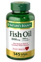 自然丰产鱼油 Omega-3 1000毫克软胶 145 ea