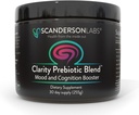 Clarity Prebiotic Blend – 通过 Gut-Brain 轴线优化 Gut 和 Mood – 一个月供给 – 容易使用,一个Scoop 混合液体或食物 – Vegan,无豆,无胶,非GMO