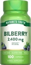 Nature's Truth Bilberry Capsules – 2400mg – 100 Counter – Non-GMO & Gluten Free Supplement 互联网档案馆的存檔,存档日期2013-12-02.