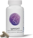 InfiniWell IgNGHT - Valerian Root & Ashwagandha 配有天堂谷类的睡眠援助,支持代谢健康 - 在你睡觉的同时促进健康代谢功能 - (30 Capsules)