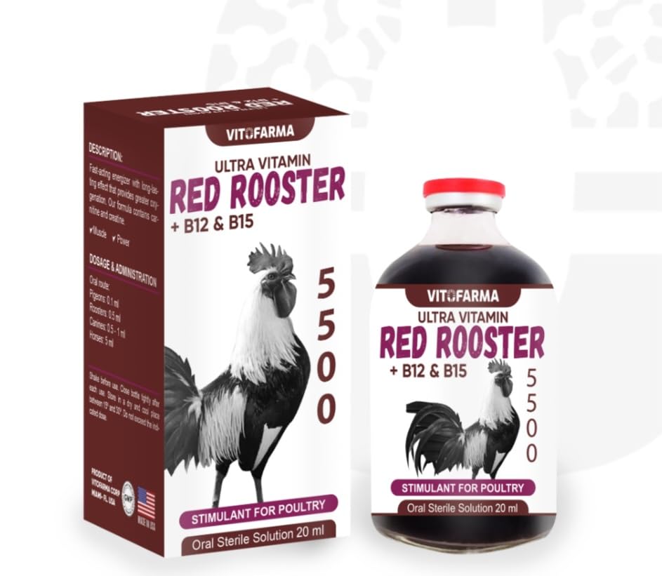 B12 5500 20毫升 恢复肌肉 质量 优化 重量 训练 支援 Rooster - Suplemento para Gallos b12 20毫升 (20毫升)